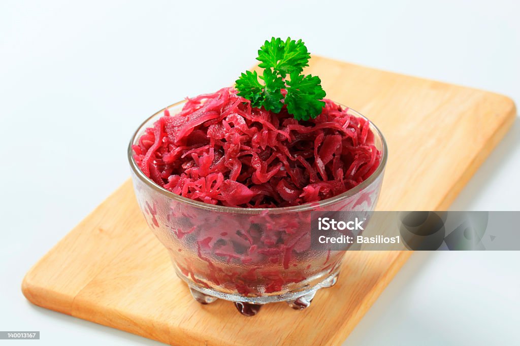 red sauekraut - Foto de stock de Comida royalty-free