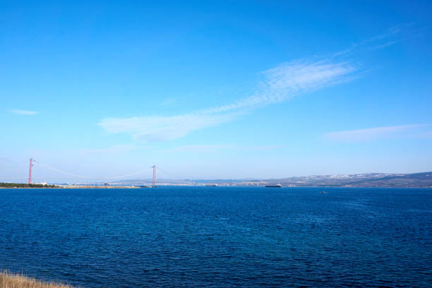 The construction of 1915 Canakkale Bridge