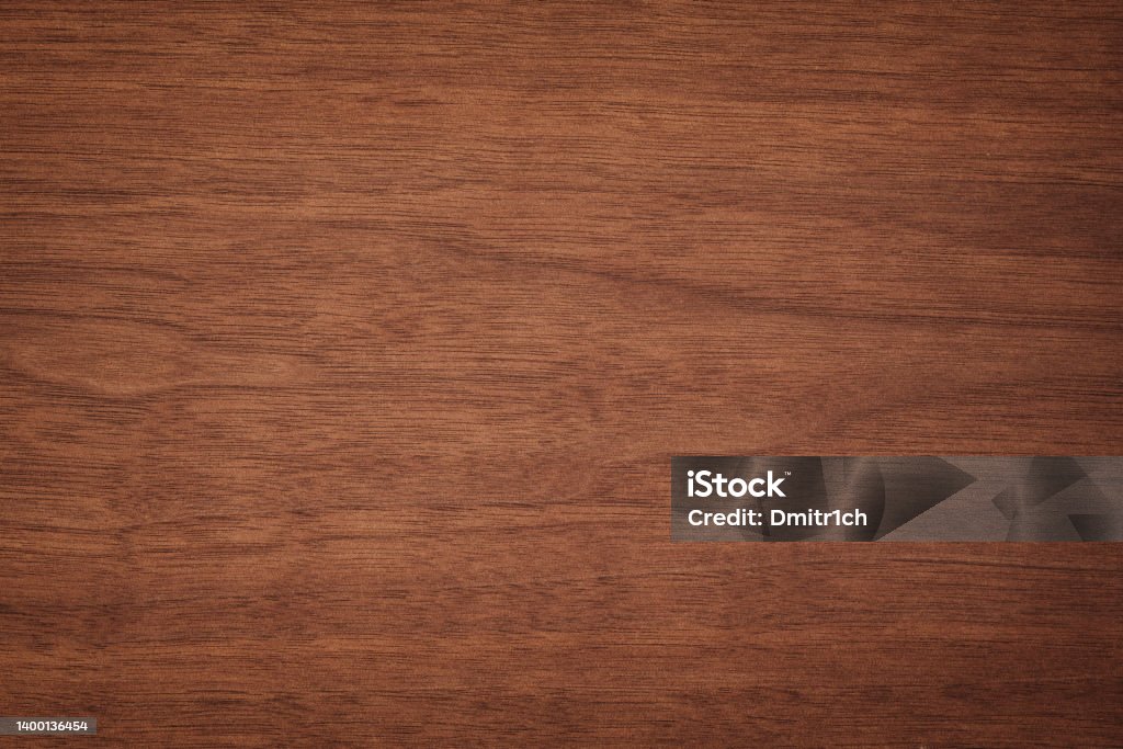 wood plank panel texture. outdated mahogany table background dark planks background, rustic wooden table surface. brown wood texture Wood - Material Stock Photo