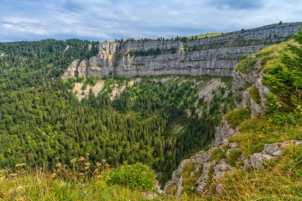 istock Famous cliff Creux du Van at Neuchatel, Switzerland 1400136510