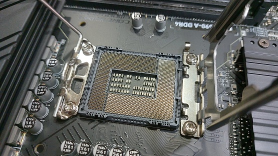 Desktop Processor Access Computer Desktop Computer Processor New Generation Cpu Closeup Stock Photo ...