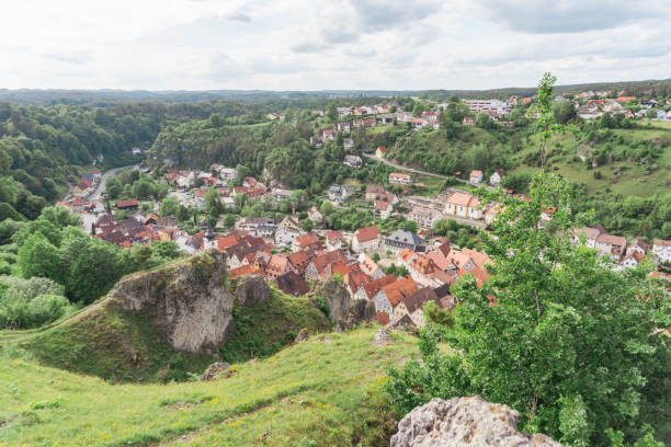 istock Idyllic view of Bavarian Town Pottenstein 1400142004