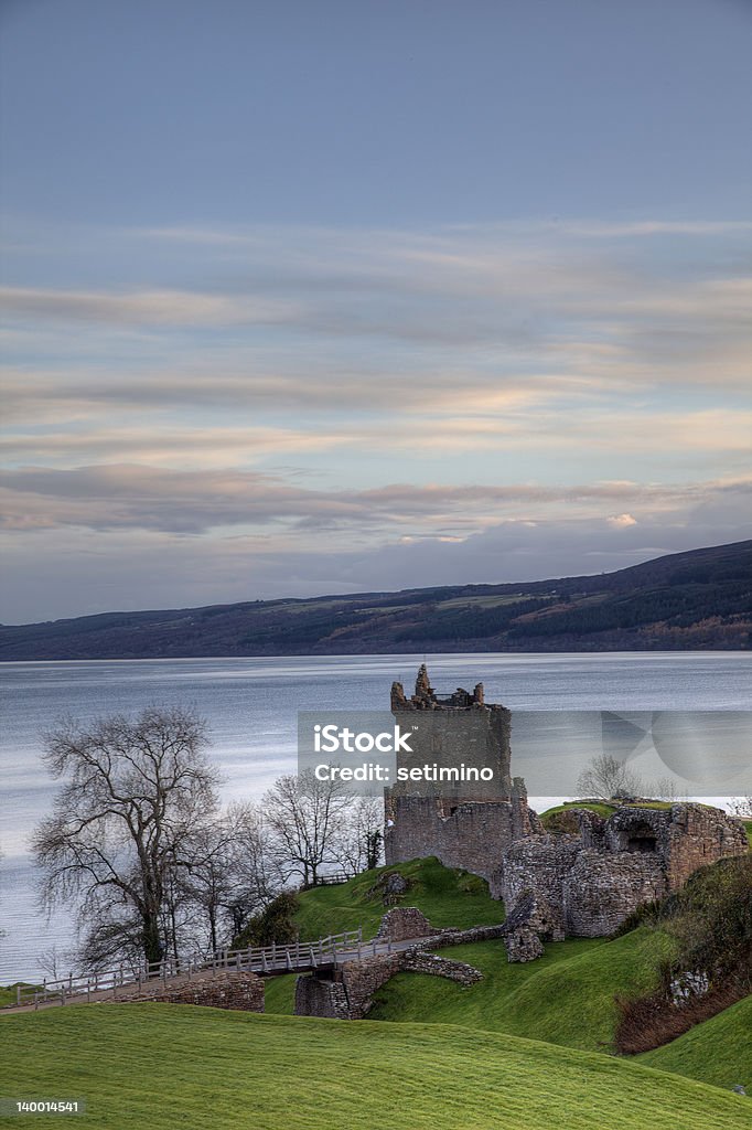 Urqhart Castle The Urqhart Castle near by Ness Loch, Scotland Scotland Stock Photo