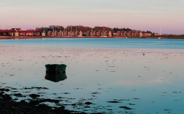 Wexford Town and harbour on the river Slaney