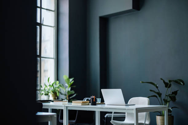 istock Interior Of Modern Coworking Office With Big Window 1400152769