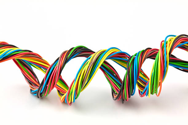 color wire stock photo