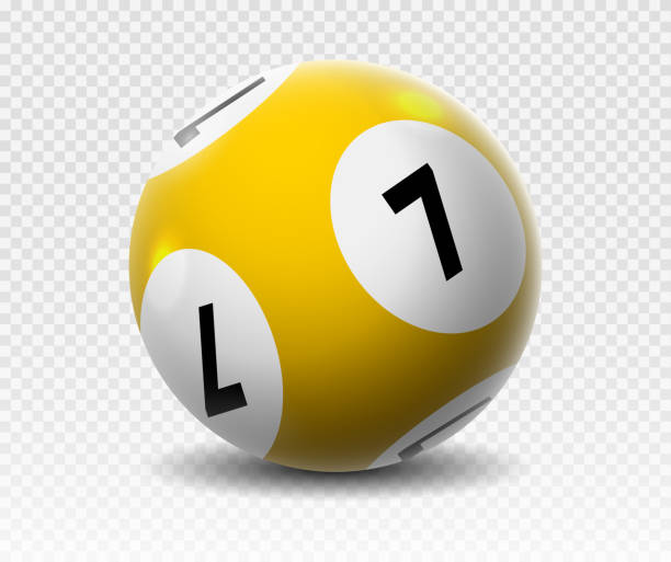 векторный 3d лото шар - snooker ball stock illustrations