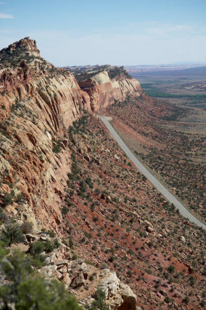 istock Utah State Route 95 heading up Comb Ridge 1400161979