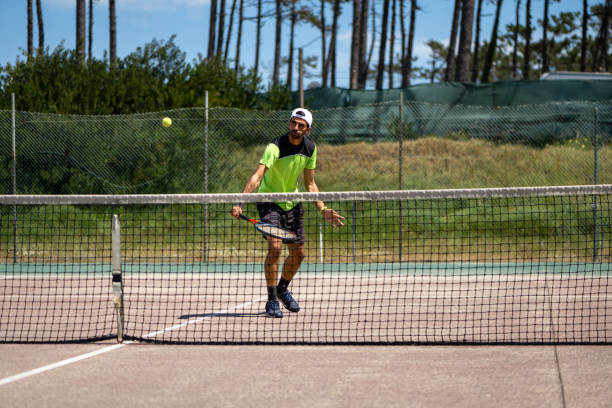 istock Tennis player performing a drop shot 1400163554