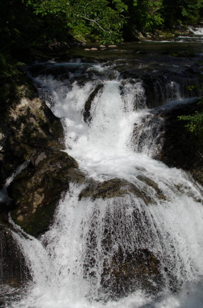istock Third floor waterfall in Date City, Hokkaido 1400170762
