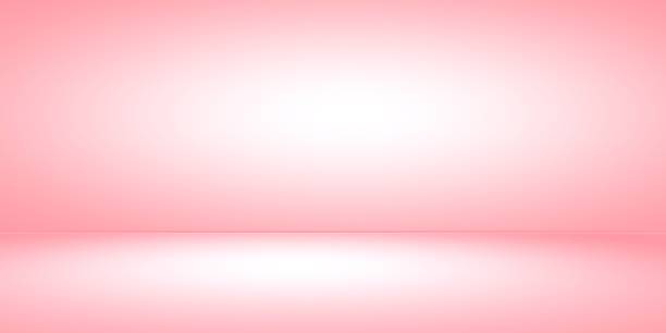 istock Pink room background, abstract white pink room background 1400177446