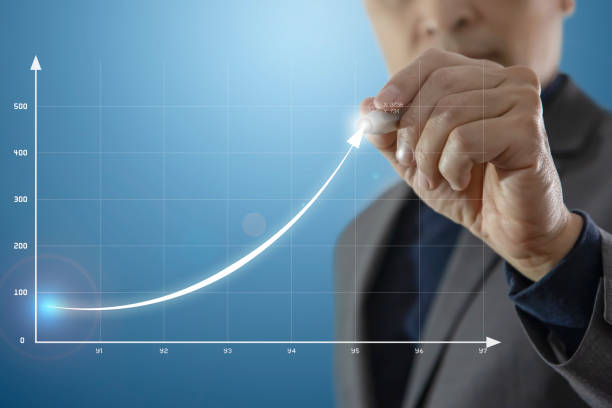 istock Presentation of business progress and prosperity 1400177490