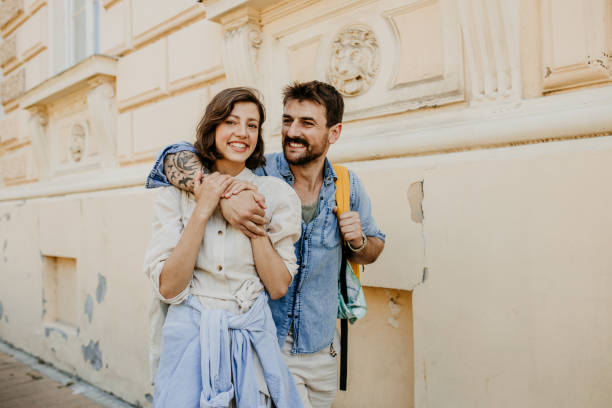 istock Exploring new city with you 1400186352