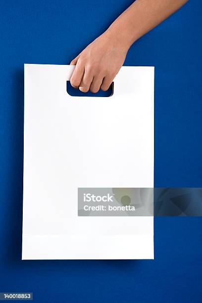 Белый Бумажный Пакет — стоковые фотографии и другие картинки Без людей - Без людей, Продукты, Пустой