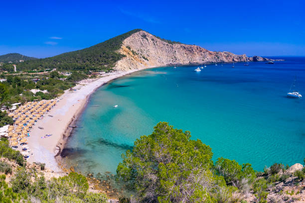 istock Es Jondal, Beach, Bay, Ibiza, Spain 1400203636