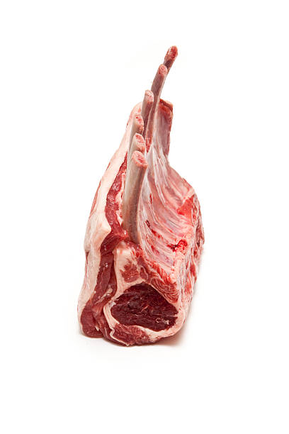 istock Cutlet of lamb isolated on a white studio background. 140020422