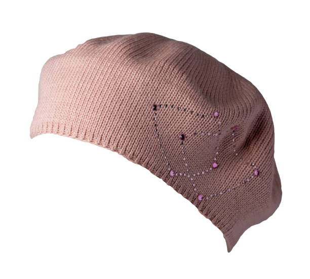 istock female  beret isolated on white background. autumn accessory 1400204717