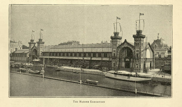 istock Marine exhibition, Paris, Exposition Universelle 1889, Victorian 19th Century 1400205819