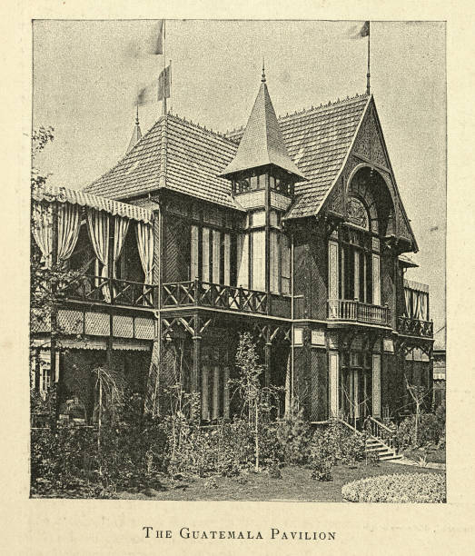 istock Guatemala Pavilion, Paris, Exposition Universelle 1889, Victorian 19th Century 1400205838