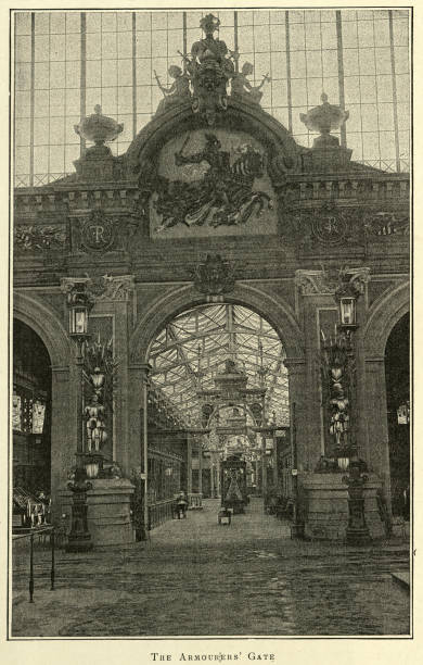 istock Armourers' Gate, Paris, Exposition Universelle 1889, Victorian 19th Century 1400205980