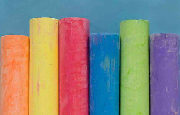 istock Brightly colored sticks of chalk 140020701