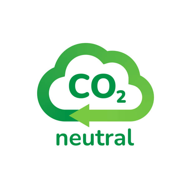 CO2 neutral logo banner icon isolated. Zero carbon emission, CO2 neutrality, zero footprint, net zero tax credit. Green cloud shape ecology environment label, stop global warming vector illustration. CO2 neutral logo banner icon isolated. Zero carbon emission, CO2 neutrality, zero footprint, net zero tax credit. Green cloud shape ecology environment label, stop global warming vector illustration. carbon neutrality stock illustrations