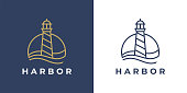 Harbor lighthouse icon