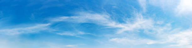 istock Panorama sky with cloud on a sunny day. 1400208685