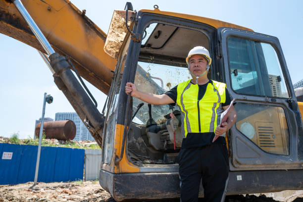 istock Asian male dumper driver 1400211802