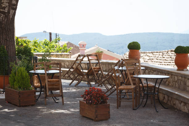 istock cafe on the square of a small town 1400216093