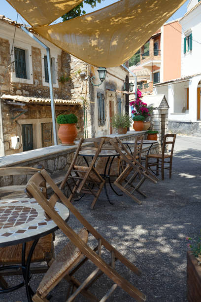 istock cafe on the square of a small town 1400216095