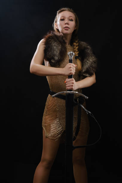 istock young viking woman 1400218878