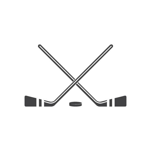 hockey - hockeyschläger stock-grafiken, -clipart, -cartoons und -symbole