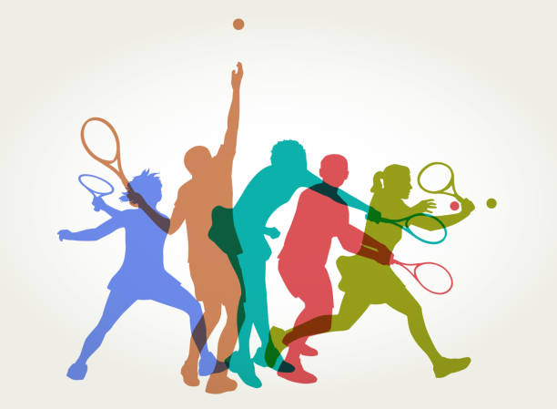 istock Tennis Players - Male and Female 1400230305