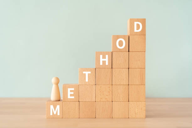istock Wooden blocks with 
