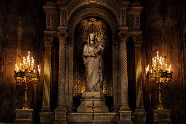 la virgen maría - catolicismo fotografías e imágenes de stock