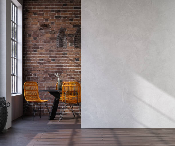 istock Living room loft in industrial style 1400234648