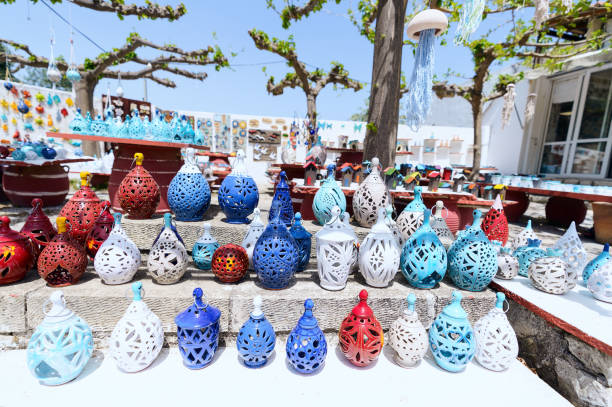 istock Traditional ceramic Cretan souvenirs. 1400239529