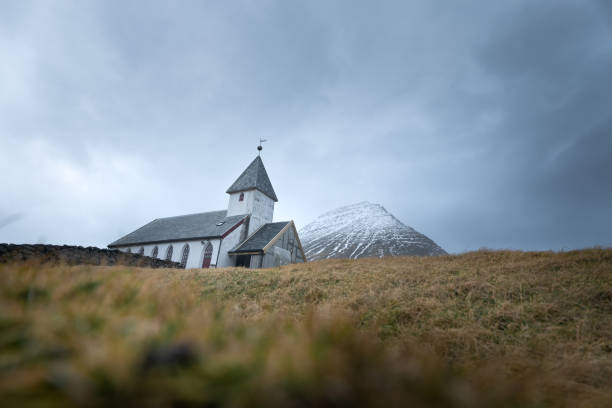 A small church in the north of the Faroe Islands