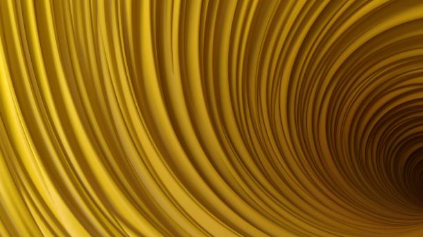 istock Abstract geometric twisted folds background 1400251587