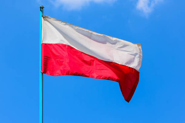 istock The flag of Poland 1400260101