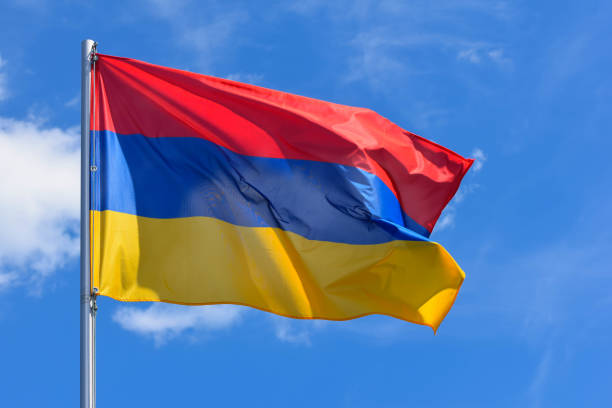 istock The flag of Armenia 1400260187