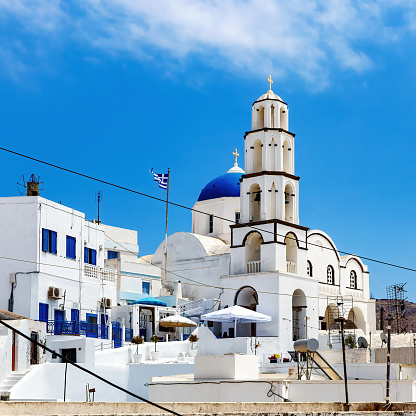 Greek orthodox church dedicated to Saint Nicholas. Located on the coast of Paphos, Cyprus at Geriskopou