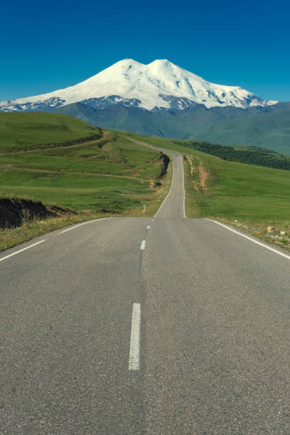 istock Road leading to mount Elbrus 1400277187