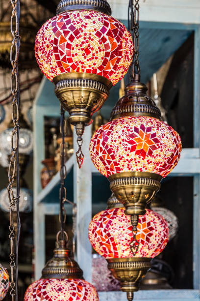 istock Arabic decorative lamps, oriental traditional souvenirs 1400278565