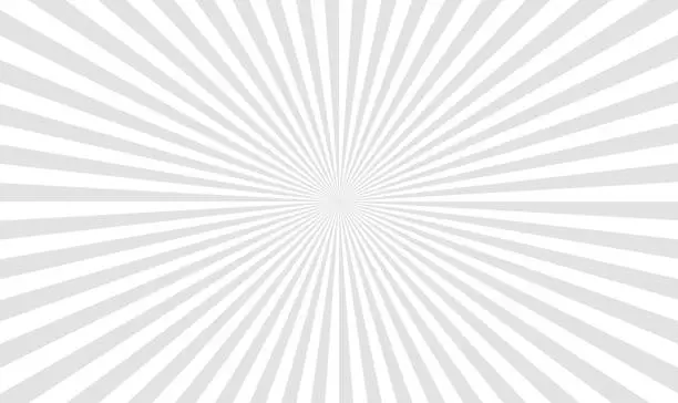 Vector illustration of Abstract Gray Rays Background