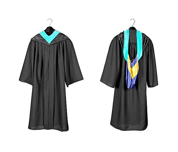 istock Graduation gown with hood 140028181