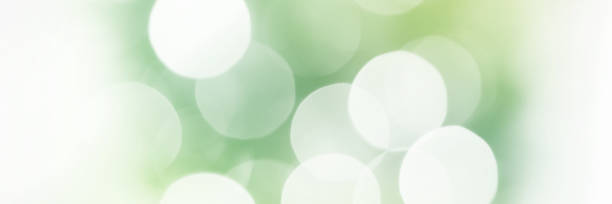 istock Summer green sparkling glitter bokeh background banner 1400285881