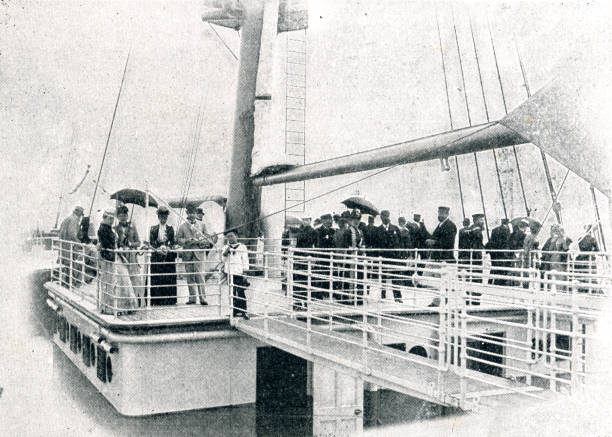 istock The Majestic Steamship built by White Star Line in 1889

On deck with Passengers 1400287797