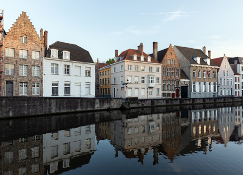 Bruges, Belgium in the springtime.